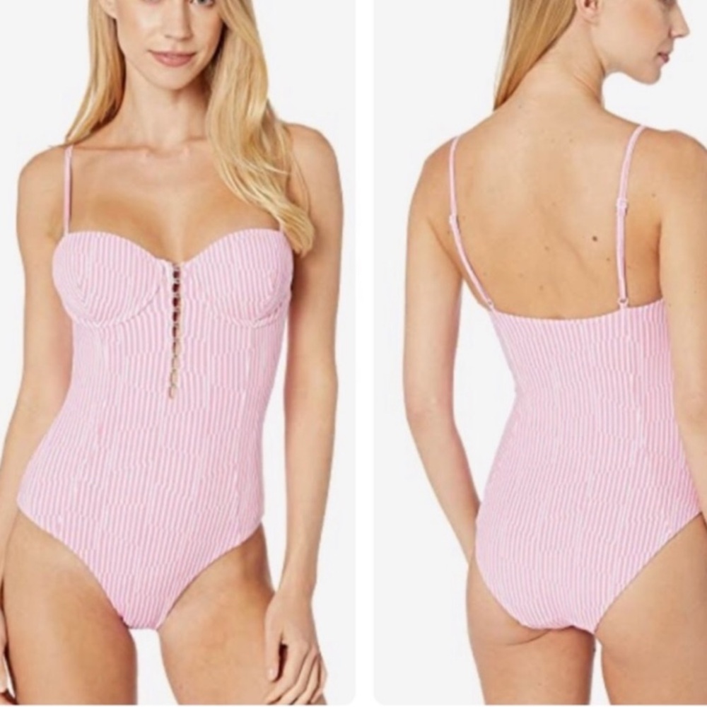Onia‎ Striped Dianna One Piece